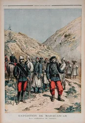 Expédition militaire à Madagascar, du Petit Journal, 21 avril 1895